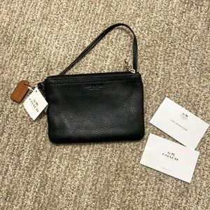 Coach Leather Wristlet BNWT